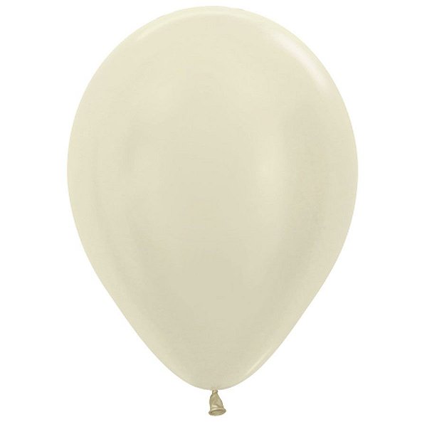 Balão de Festa Latéx Satin - Marfim (Cor:473) -  Sempertex - Rizzo