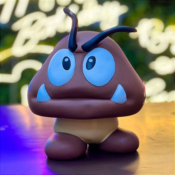 Boneco do Goomba Marrom em Vinil - 1 unidade - Rizzo