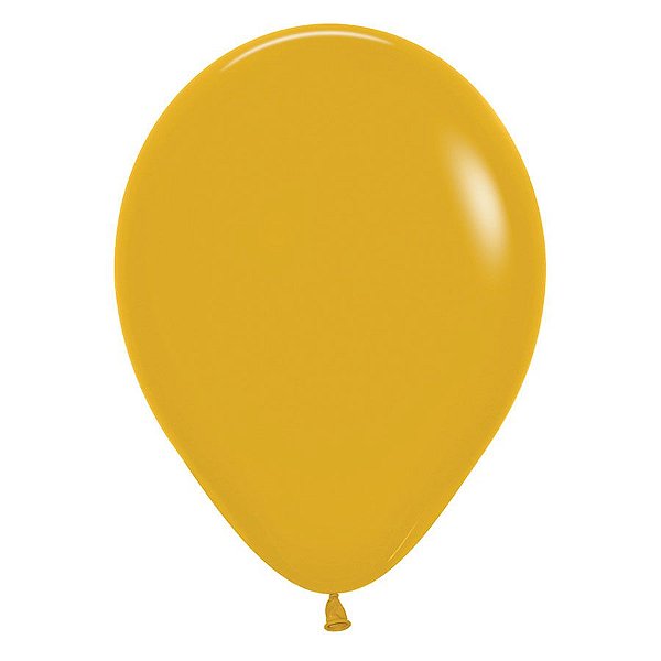 Balão de Festa Latéx Fashion - Amarelo Mostarda (Cor:023) -  Sempertex - Rizzo
