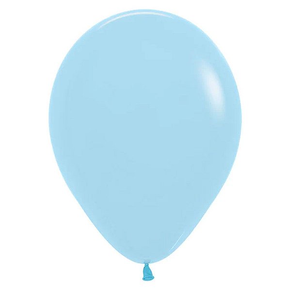 Balão de Festa Latéx Fashion - Azul Celeste -  Sempertex - Rizzo