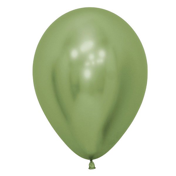 Balão de Festa Latéx Reflex - Verde Lima (Cor:931) -  Sempertex - Rizzo