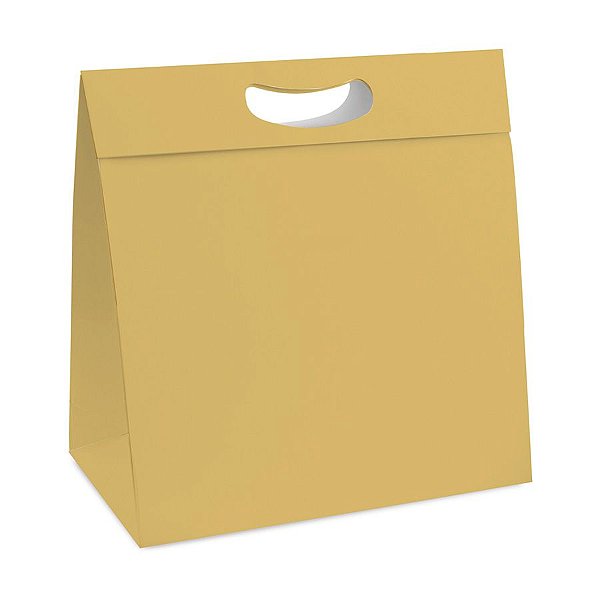 Caixa Para Presente New Plus - Butter Yellow - 1 unidade - Cromus - Rizzo