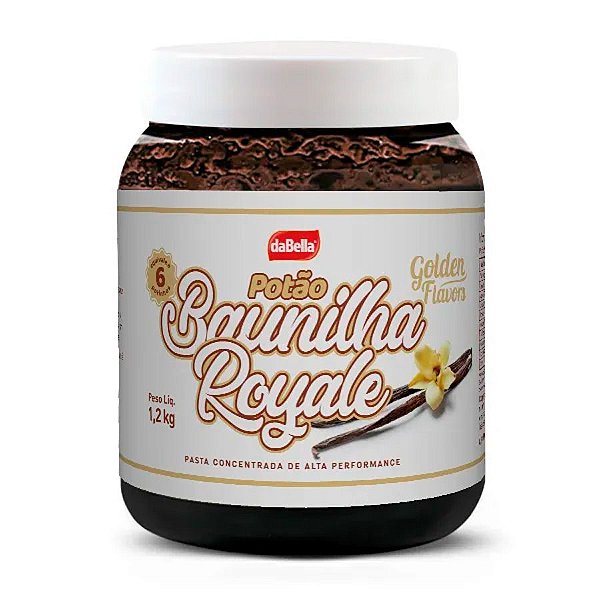 Pasta Saborizante Puro Sabor Baunilha Royale 1,2kg - 1 unidade - daBellla - Rizzo