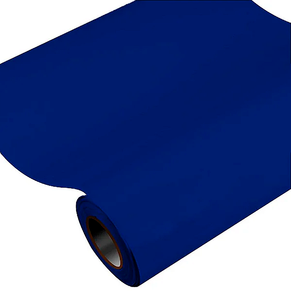 Vinil Adesivo 1m x 30cm - Azul Cobalto - 01 Unidade - Rizzo Embalagens