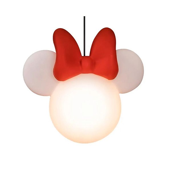 Luminária Pendente Minnie Branco - 1 unidade - Rizzo