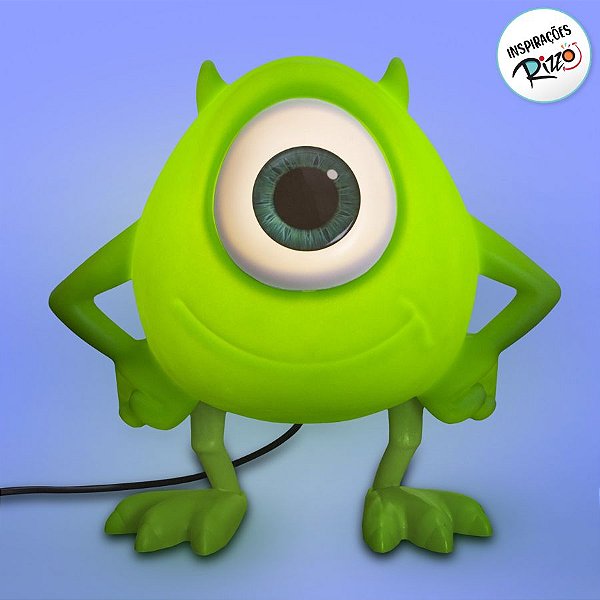 Luminária Mike Monstros S.A - 1 unidade - Disney Original - Usare