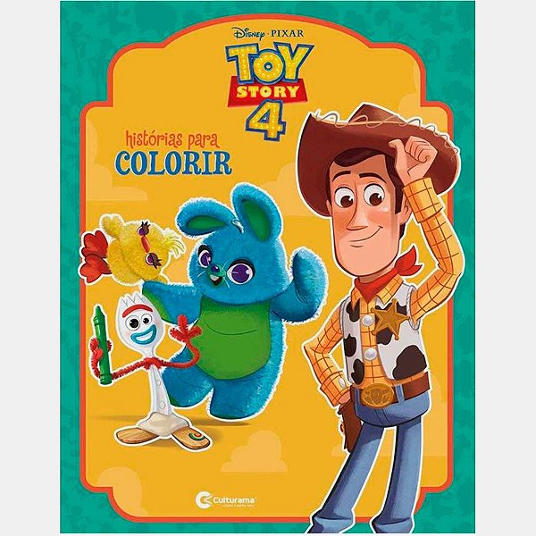 Livro Para Ler e Colorir - Toy Story 4 - 1 unidade - Culturama - Rizzo