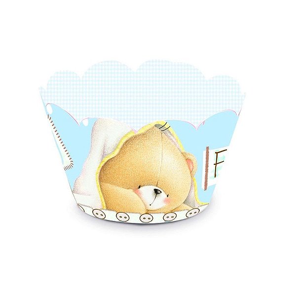 Wrap Para Cupcake Azul - Forever Friends - 12 unidades - Cromus - Rizzo
