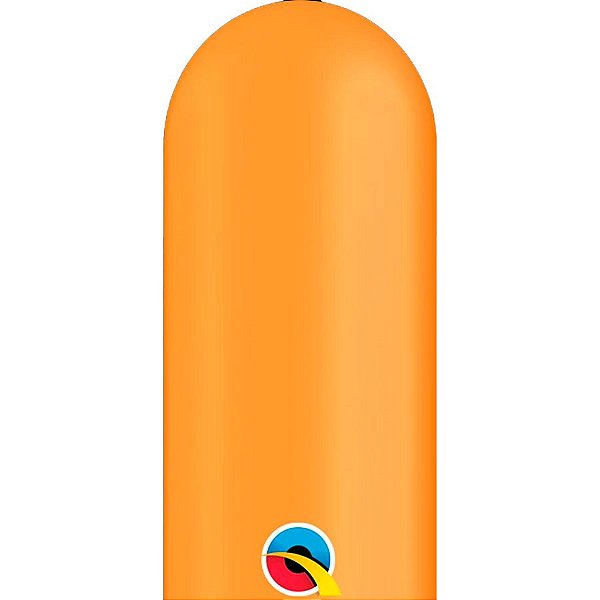Balão de Festa Canudo - Orange (Laranja) - 350" - Qualatex - Rizzo