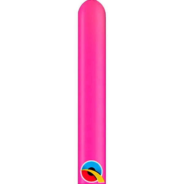 Balão de Festa Canudo - Pearl Magenta (Pérola Magenta) - 160" - Qualatex - Rizzo