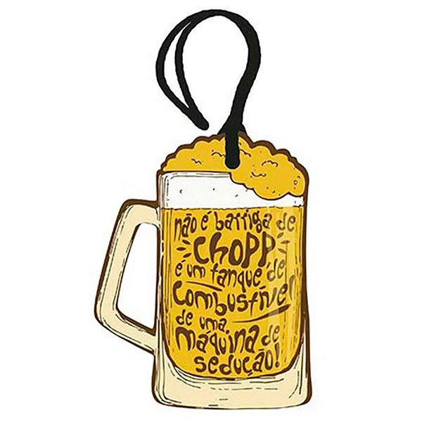 Decor Home Tag "Não é barriga de chopp" - DHT2-034 - 1 unidade - Litoarte - Rizzo