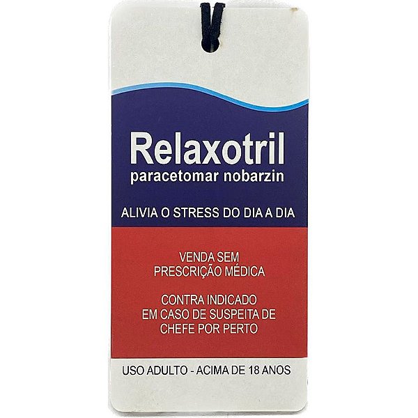 Decor Home Tag "Remédio Relaxotril" - DHT2-112 - 1 unidade - Litoarte - Rizzo