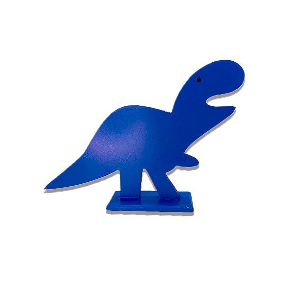 Dinossauro de MDF Azul - Contém 1 unidade unidades - Rizzo