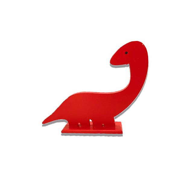 Dinossauro de MDF Vermelho - Contém 1 unidade unidades - Rizzo