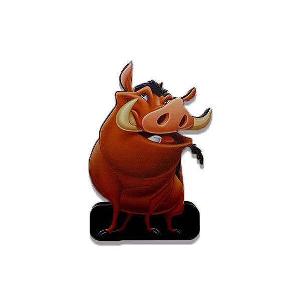 Personagem MDF Pumba - Contém 1 unidade unidades - Rizzo