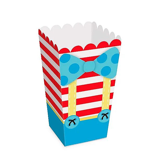 Caixa para Pipoca P - Festa Circo - 10 unidades - Cromus - Rizzo
