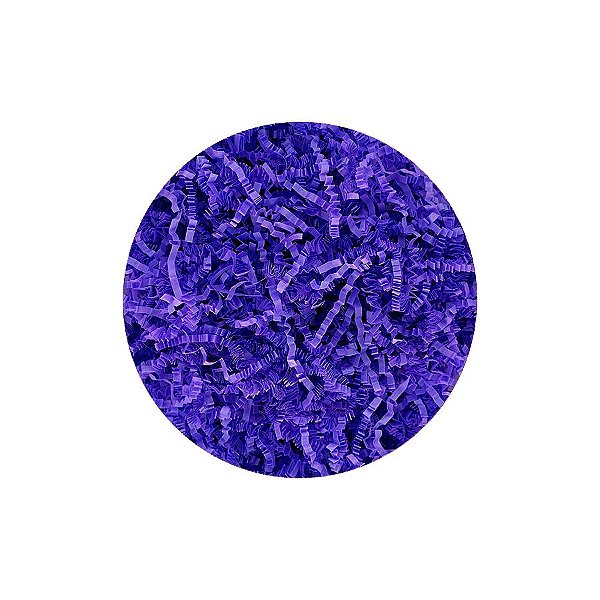 Palha Decorativa de Papel Azul Bic - 100g - 1 unidade - Rizzo