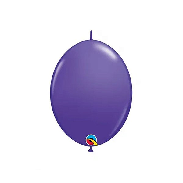 Balão de Festa Látex Liso Q-Link - Azul Safira - 6" 15cm - 50 unidades - Qualatex Outlet - Rizzo