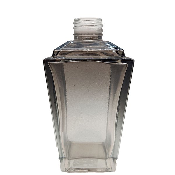 Frasco para Perfumaria de Vidro Trapézio Preto Degradê - 260ml - 1 unidade - Rizzo