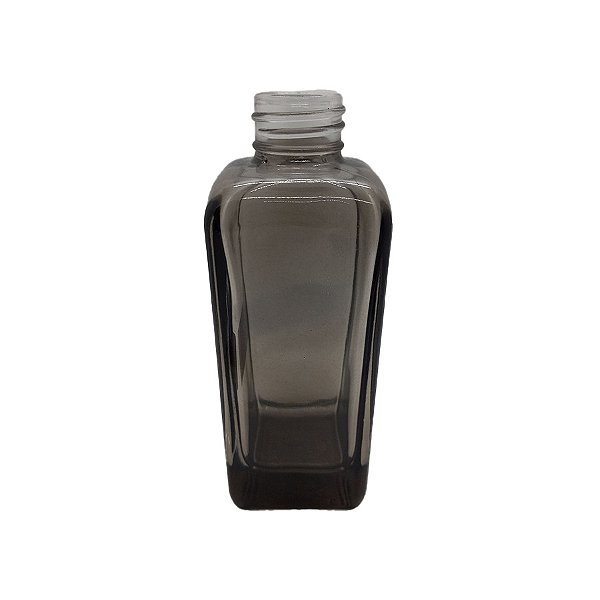 Frasco para Perfumaria de Vidro Quadrado - Zagreb Cinza - 180ml - 1 unidade - Rizzo