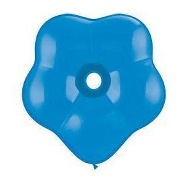 Balão de Festa Látex Blossom - Azul - 16" 40cm - 25 unidades - Qualatex Outlet - Rizzo