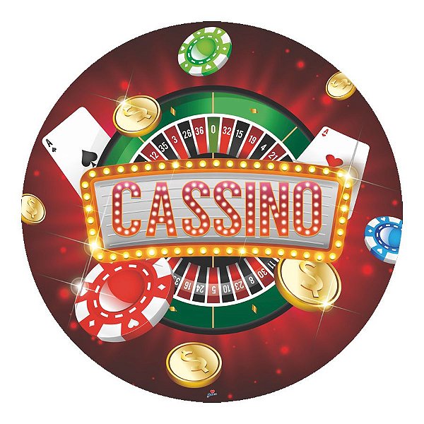 Logotipo do cassino em uma fita verde. os melhores jogos de casino. dados,  cartas, fichas