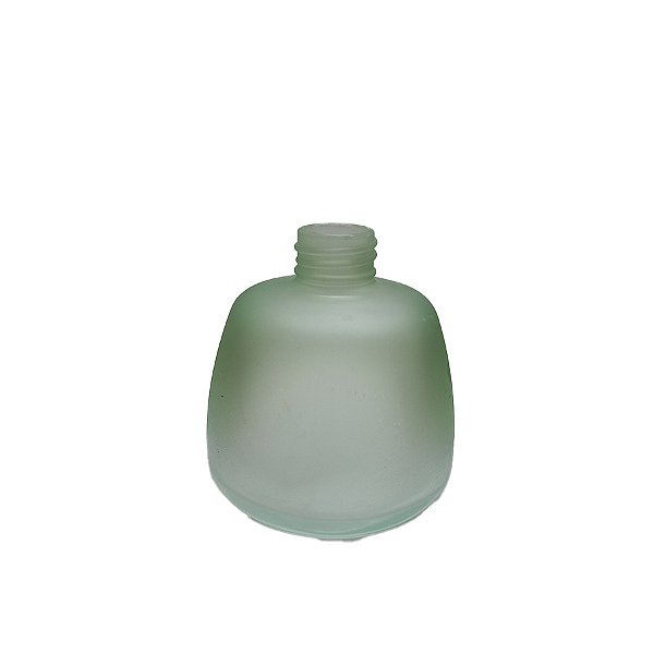 Frasco para Perfumaria de Vidro Redondo  - Difusor Mel Verde - 200ml - 1 unidade - Rizzo
