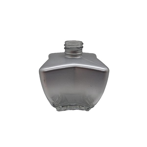 Frasco para Perfumaria de Vidro Estrela - Prata Degradê - 280ml - 1 unidade - Rizzo