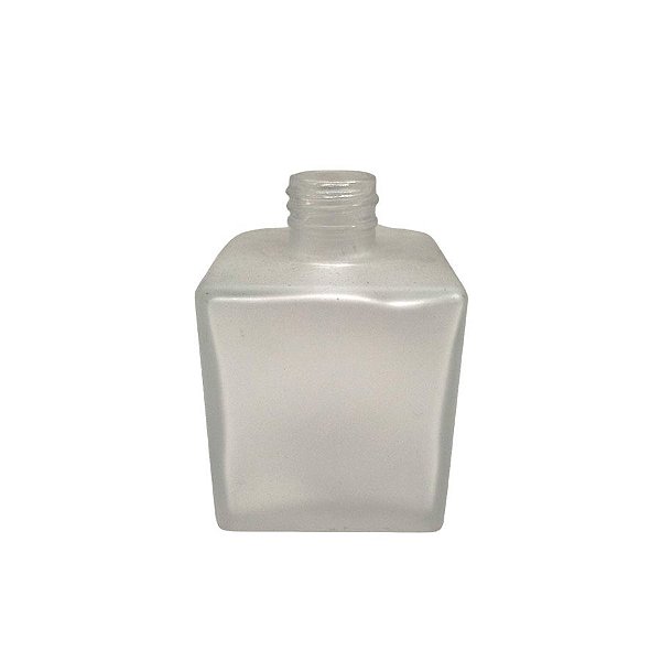 Frasco para Perfumaria de Vidro Cubo - Fosco - 250ml - 1 unidade - Rizzo