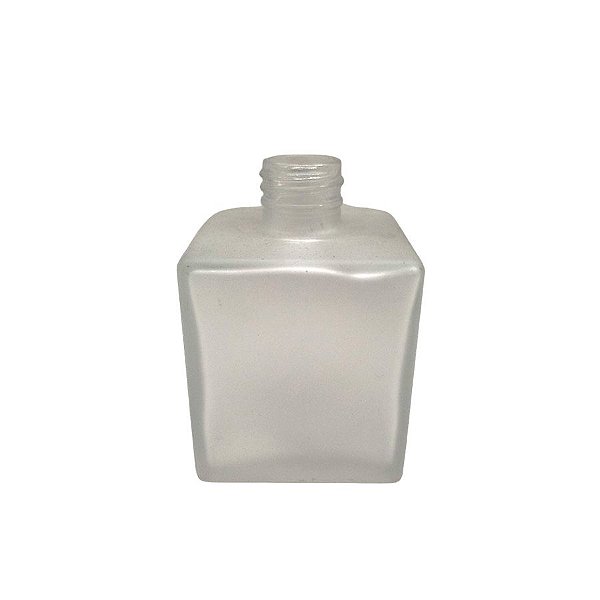 Frasco para Perfumaria de Vidro Cubo - Fosco - 250ml - 1 unidade - Rizzo