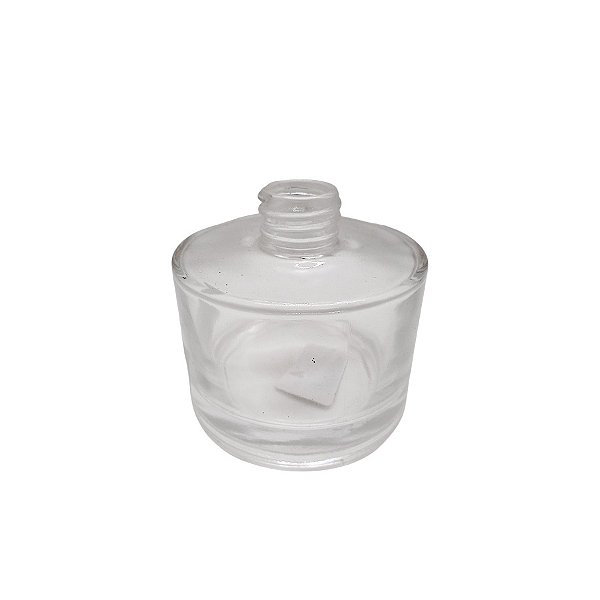 Frasco para Perfumaria de Vidro Largo - Picolo Transparente - 240ml - 1 unidade - Rizzo