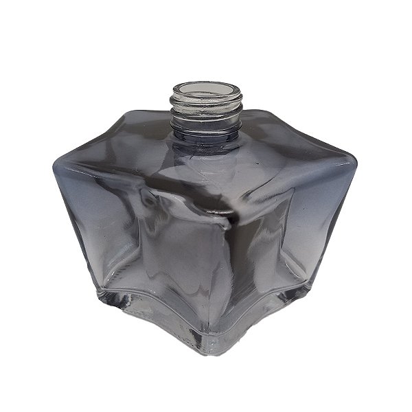 Frasco para Perfumaria de Vidro Estrela - Preto Degradê - 290ml - 1 unidade - Rizzo