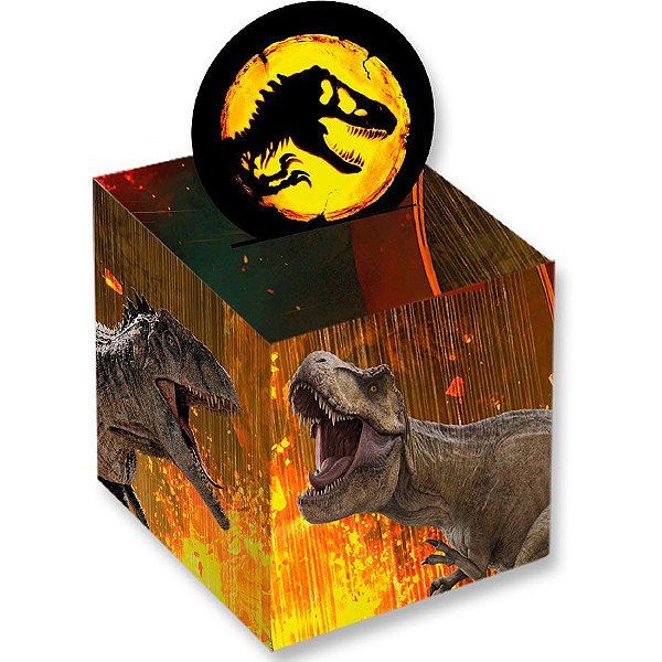 Caixa Pop Up - Jurassic World 3 - 8 unidades - Festcolor - Rizzo