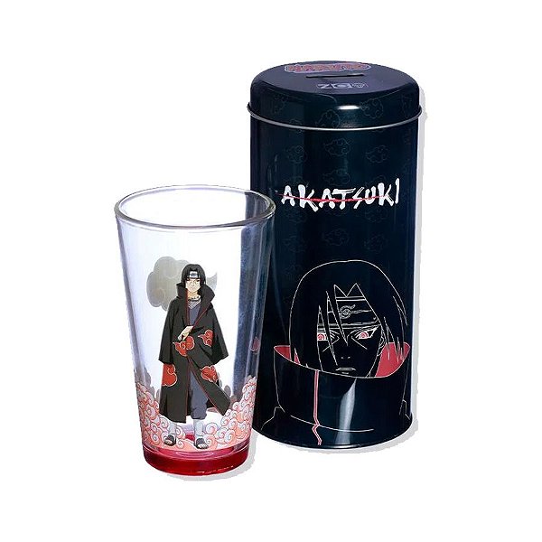 Copo com Cofre Itachi Uchiha Naruto - 500ml - 1 unidade - Zona Criativa - Rizzo