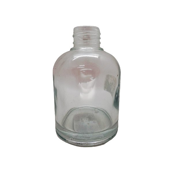 Frasco para Perfumaria de Vidro Redondo - Frasco York Transparente - 170ml - 1 unidade - Rizzo
