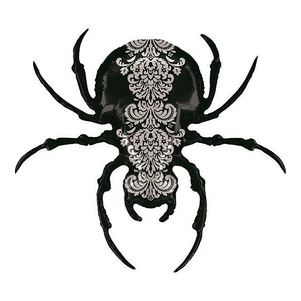 Balão de Festa Metalizado 47" 119cm - Pretty Scary Spider - 1 unidade - Rizzo