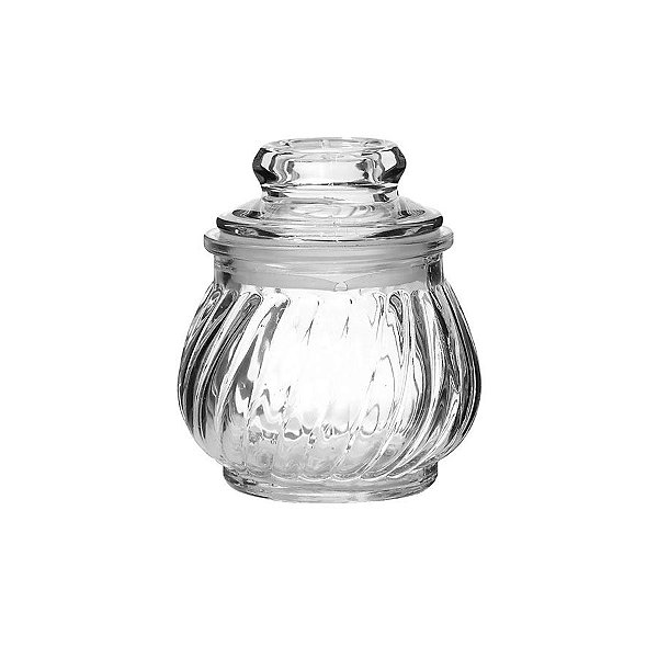 Pote de Vidro Hermético com Tampa 200 ml - 9x7,5cm - 1 unidade - Rizzo