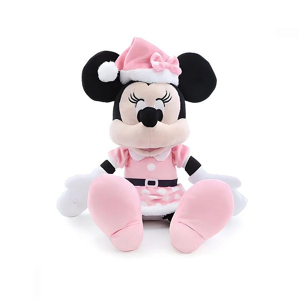 Pelúcia Minnie Noel 42cm - Turma do Mickey - 1 unidade - Cromus - Rizzo