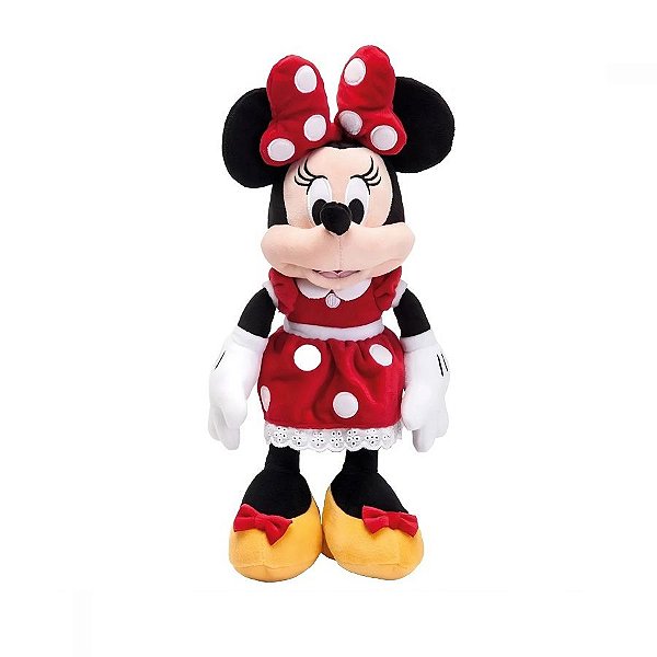 Pelúcia Minnie 40cm - Turma do Mickey - 1 unidade - Disney Original - Rizzo