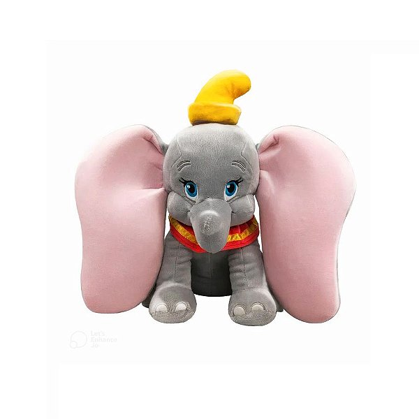 Pelúcia Dumbo 35cm - 1 unidade - Disney Original - Rizzo