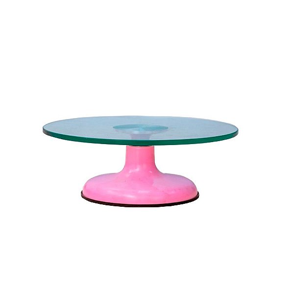 Bailarina de Vidro Giratória Profissional - Rosa Bebê - 1 unidade - Dutra Formas - Rizzo