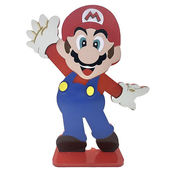 Display Decorativo - Mario Bros. - 22.5cm x 29cm x 8cm - 1 unidade - Rizzo