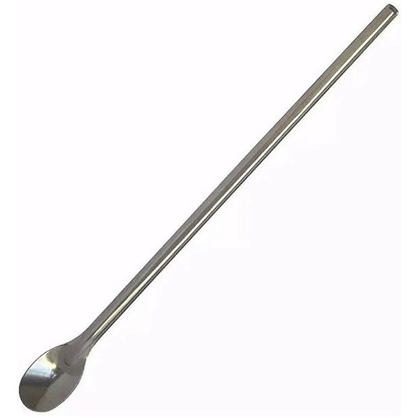 Colher para Bebidas em Aço inox - 30,5cm - 1 unidade - Rizzo