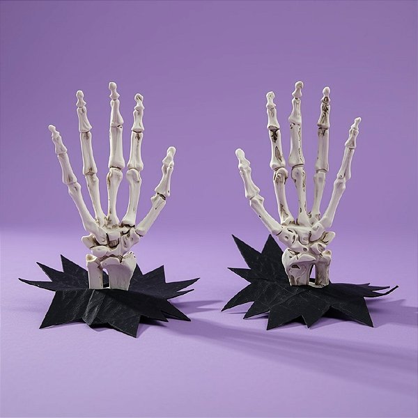 Enfeite Decorativo Halloween - Mãos Chamado Da Morte - 1 unidade - Cromus - Rizzo