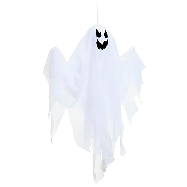 Enfeite Decorativo Halloween - Fantasma Eddie - 50cm - 1 unidade - Cromus - Rizzo