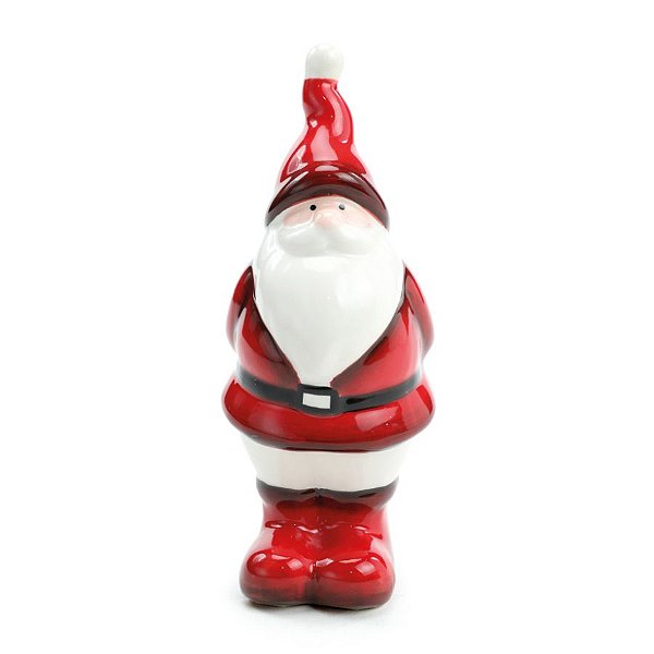 Noel Em Pé - Vermelho/Ouro/Preto - 17cm - 1 unidade - Cromus - Rizzo