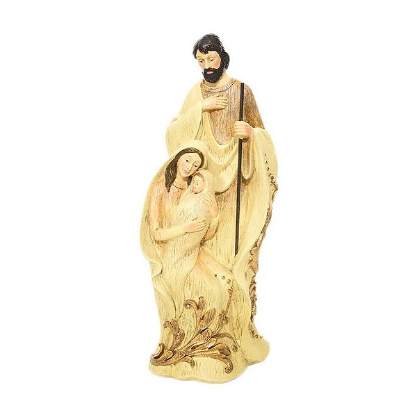 Sagrada Família Menino Jesus no Colo em Resina - 32cm - 1 unidade - Cromus - Rizzo