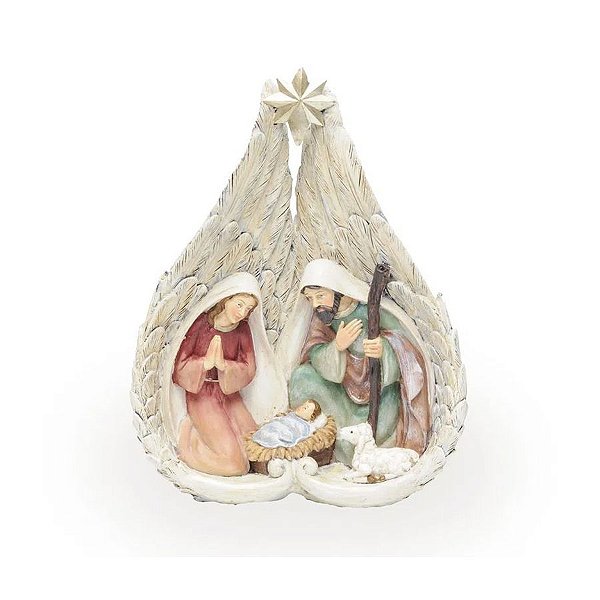 Sagrada Família e Estrela de Davi em Resina - 27cm - 1 unidade - Cromus - Rizzo