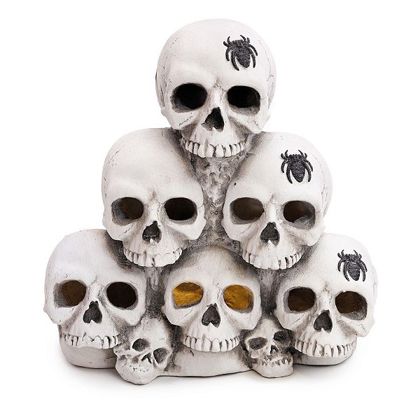 Enfeite Decorativo Halloween - Crânios da Morte - 32cm - 1 unidade - Cromus - Rizzo