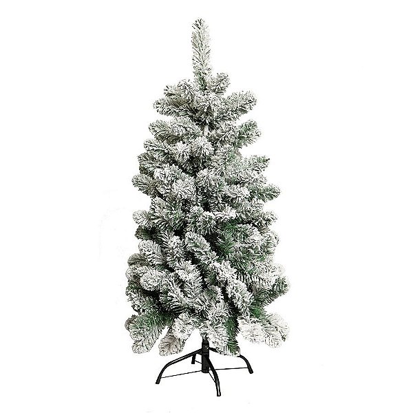 Árvore de Natal Nevada - 265 galhos - 1,5m - 1 unidade - Rizzo